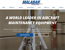 Tablet Screenshot of malabar.com